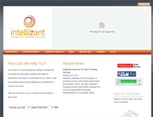 Tablet Screenshot of intellizant.com